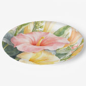 Papier Bord bloemen bruiloft/douche (Gekanteld)