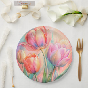 Papier Bord bloemen bruiloft/douche