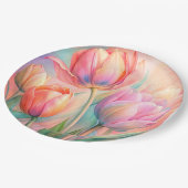 Papier Bord bloemen bruiloft/douche (Gekanteld)