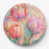 Papier Bord bloemen bruiloft/douche (Voorkant)