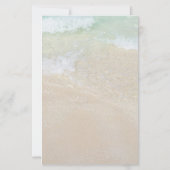 Papier Bord de mer Mariage Dollar Invitation (Dos)