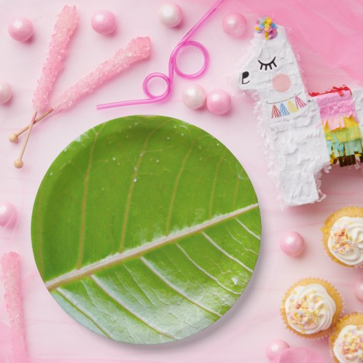 Papier Bord Design met Green Leaf (Feest)