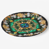 Papier bord met Braziliaans Kleuren Ontwerp (Gekanteld)