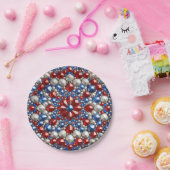 Papier bord met Nederland Kleuren Design (Feest)