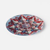 Papier bord met Noors Kleuren Ontwerp (Gekanteld)