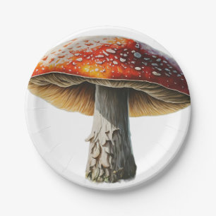 Papier bord paddestoel ontwerp