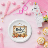 Papier Bord Rustiek Herfst Baby shower Borden (Feest)