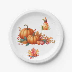 Papier Bord Rustiek Herfst Baby shower Borden