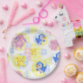 Papier Bord Speelgoed Animals Gingham (Feest)