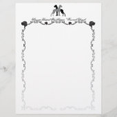 Papier Bordure florale de Grande Danse (Devant)