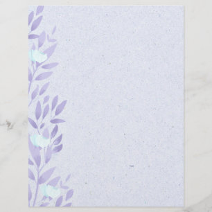 Papier Bordure lavande vintage