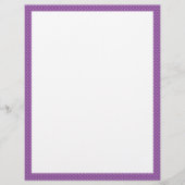 Papier Bordure pourpre pointillée (Devant)