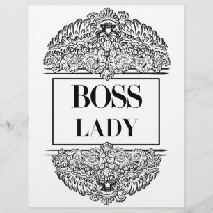 Papier Boss Lady - Citation positive