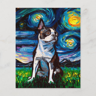 Papier Boston Terrier Design | Cadeau idéal pour Annivers