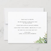 Papier Botanique Nous avons déménagé Nouvelle Maison Démé (Dos)