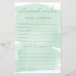 Papier Bouches de retrait de l'aquarelle verte à la menth