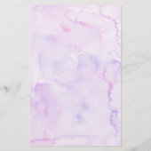 Papier Bouches de thé à Baby shower floral pourpre pour b (Dos)