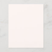 Papier Boucles d'arc rose pâle crème invitation anniversa (Dos)