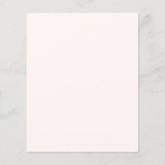 Papier Boucles d'arc rose pâle crème invitation anniversa (Dos)