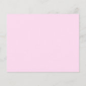 Papier Boucles d'arc rose Première communion invitation (Dos)