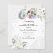 Papier Boucles de diamants 60e faire-part de mariage (Devant)