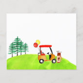 Papier Bouée De Parcours De Golf BUDGET Par Photo Anniver (Dos)