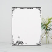 Papier Bougie vintage en-tête Noël 2009 (Debout devant)