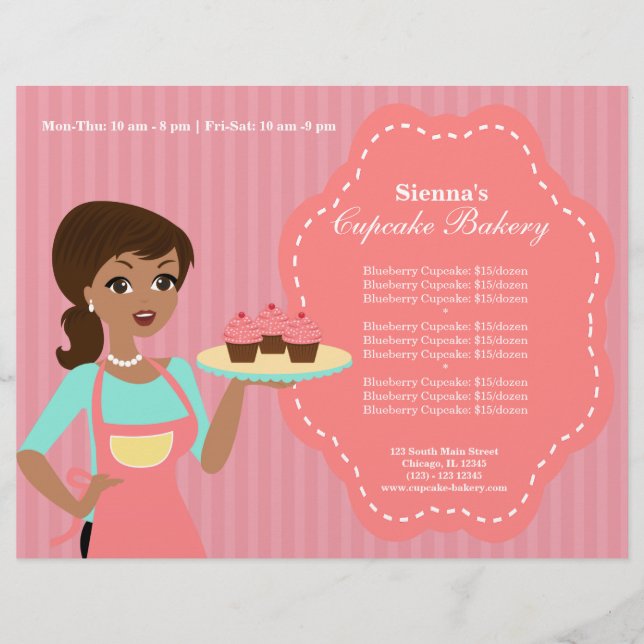 Papier Boulangerie Cupcake (Devant)