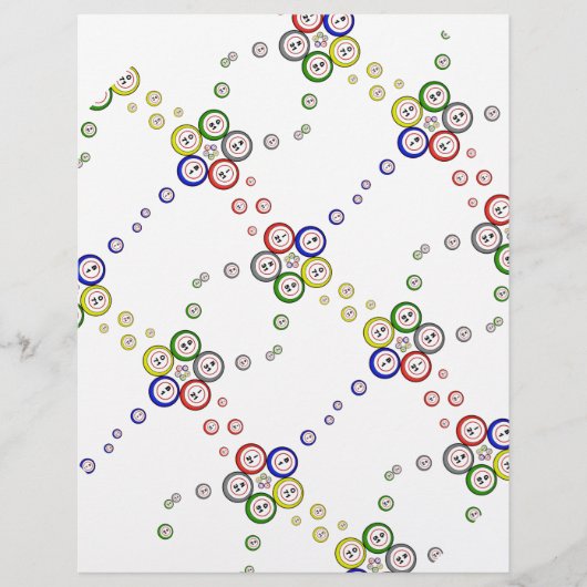 Papier Boules de Bingo (Devant)