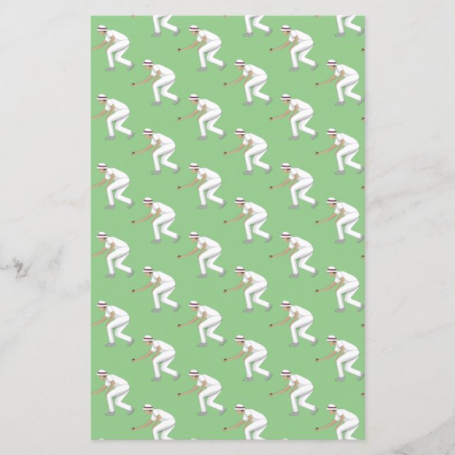 Papier Boules sur gazon (Devant)