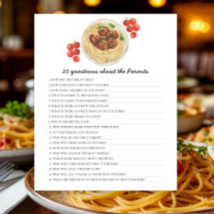 Papier Boulettes de viande - jeux - 20 questions sur les 