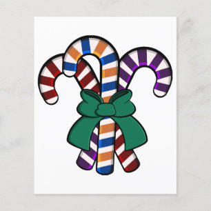 Papier Bouquet de sucres de canne - ruban vert
