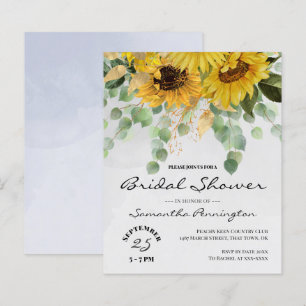 Papier Bouquet de tournesol Fête des mariées Budget Invit