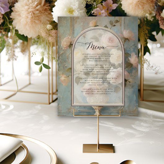 Papier Bouquet floral français officiel bleu n rose class