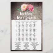 Papier Bouquet Rustique Fleur "Il A Dit Qu'Elle A Dit" Je (Dos)