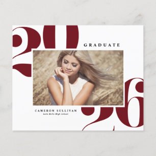 Papier Bourgogne 2025 Téméraire Typographie Photo Graduat