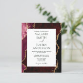 Papier Bourgogne Agate Mariage budgétaire Tout en un (Debout devant)