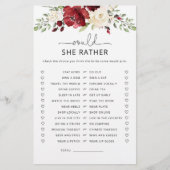 Papier Bourgogne Plairait-elle à un jeu de douche de nage (Devant)