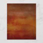 Papier Bourgogne Rouge et Orange Floral Date Idées de Nui (Dos)