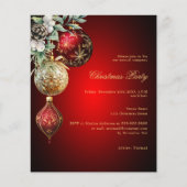 Papier Boutique d'or rouge à Noël (Devant)