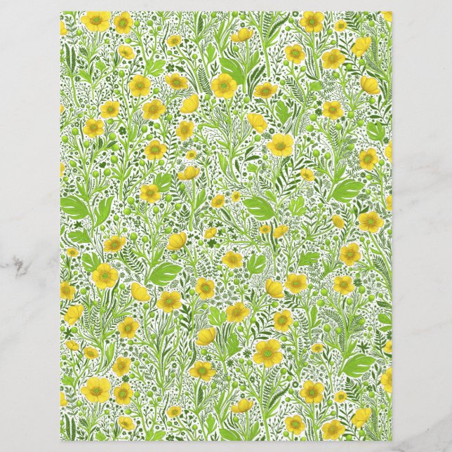 Papier Boutons blancs (Devant)