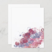 Papier Bouts d'encre d'alcool rose (Devant / Derrière)