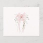 Papier Bow Advice and wishes for the Bride card (Dos)