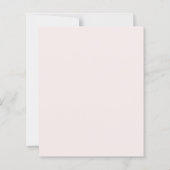 Papier Bow ivory dress blush pink Sweet 16 invitation (Dos)