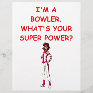 Papier bowling