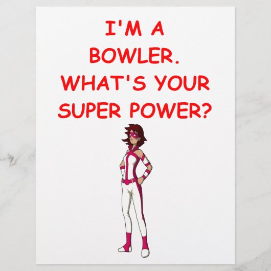 Papier bowling (Devant)