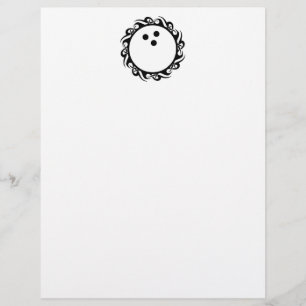 Papier BOWLING tribal