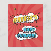 Papier Boy Comic Book Superhero Shower Wives for Baby (Dos)