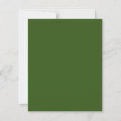 Papier Branches modernes Green Bridal Shower Invitation (Dos)