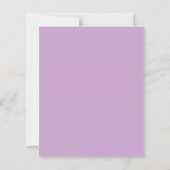 Papier Branches modernes Purple Bridal Shower Invitation (Dos)